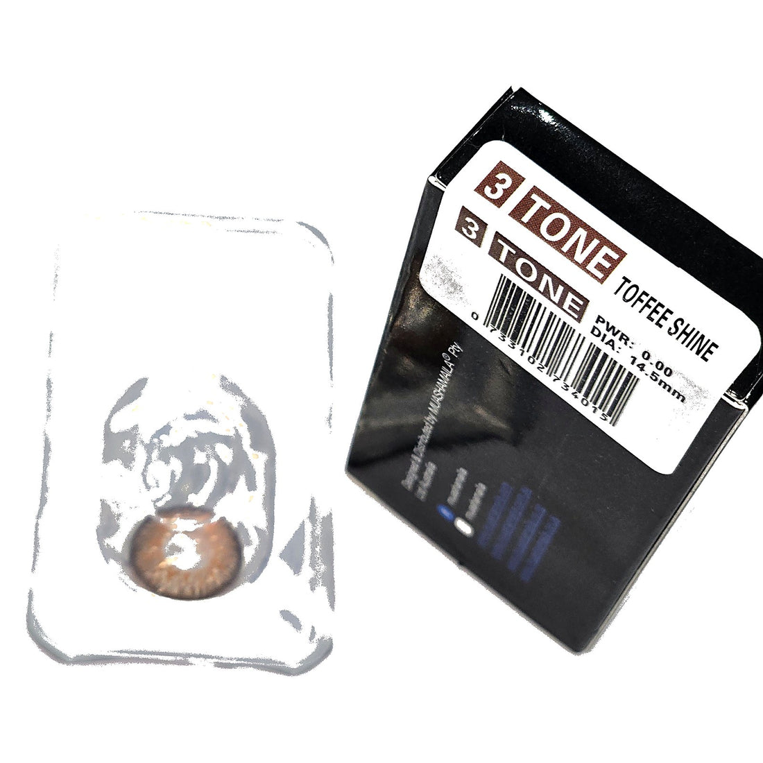 Toffee Shine Cosmetic YEARLY Coloured Contact Lenses