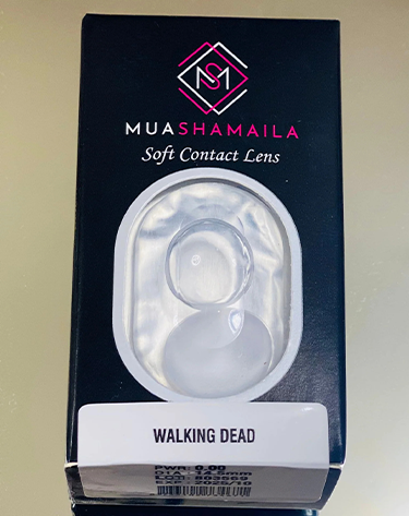 Walking Dead Cosmetic Yearly Colored Contact Lenses - MuaShamaila