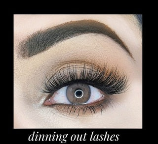 Dinning Out 3 Pairs Vegan Eyelashes Light Range Eyelashes All Vegan Mink Eyelashes, vegan false lashes, vegan fake eyelashes, best vegan magnetic lashes, cruelty-free magnetic lashes ,cruelty free magnetic lashes, vegan magnetic eyelashes, cruelty free eyelashes ,vegan false eyelashesm, vegan mink lashes