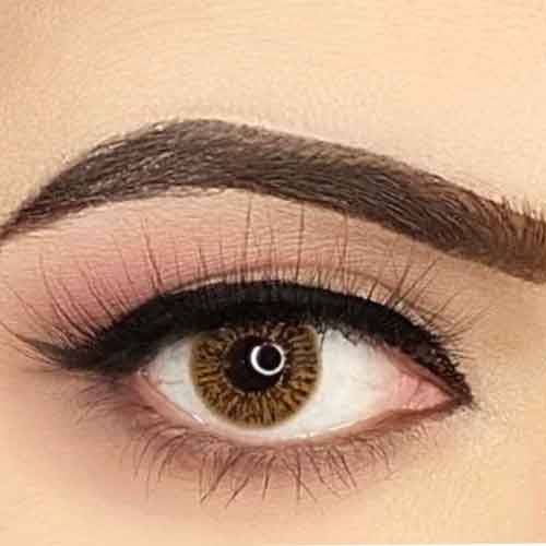 muashamaila light hazel coloured yearly contacts