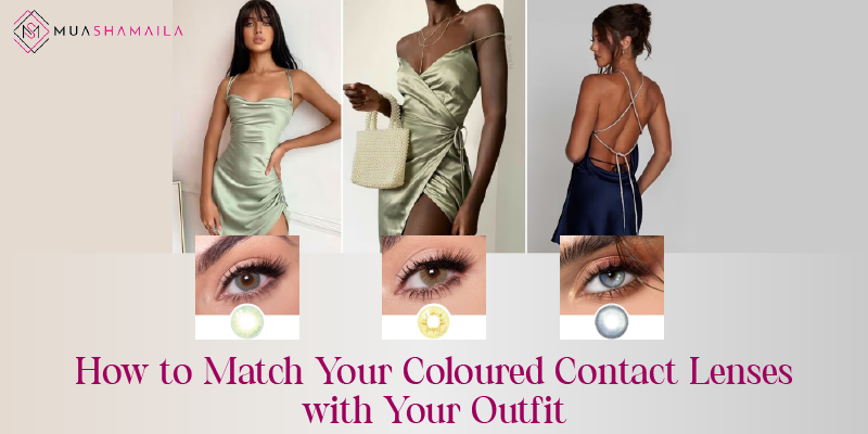 How to Match Your Coloured Contact Lenses with Your Outfit