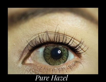 Pure Hazel Cosmetic YEARLY Coloured Contact Lenses