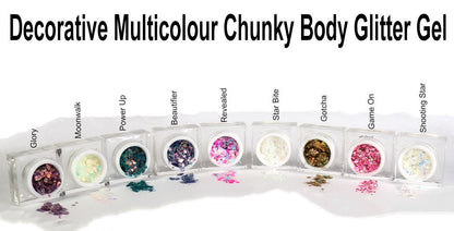 Glitter Body Gel Range