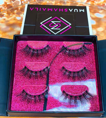 Disco Night 3 Pairs Vegan Eyelashes