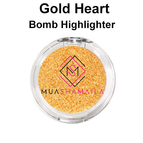 Gold Heart Bomb Highlighter