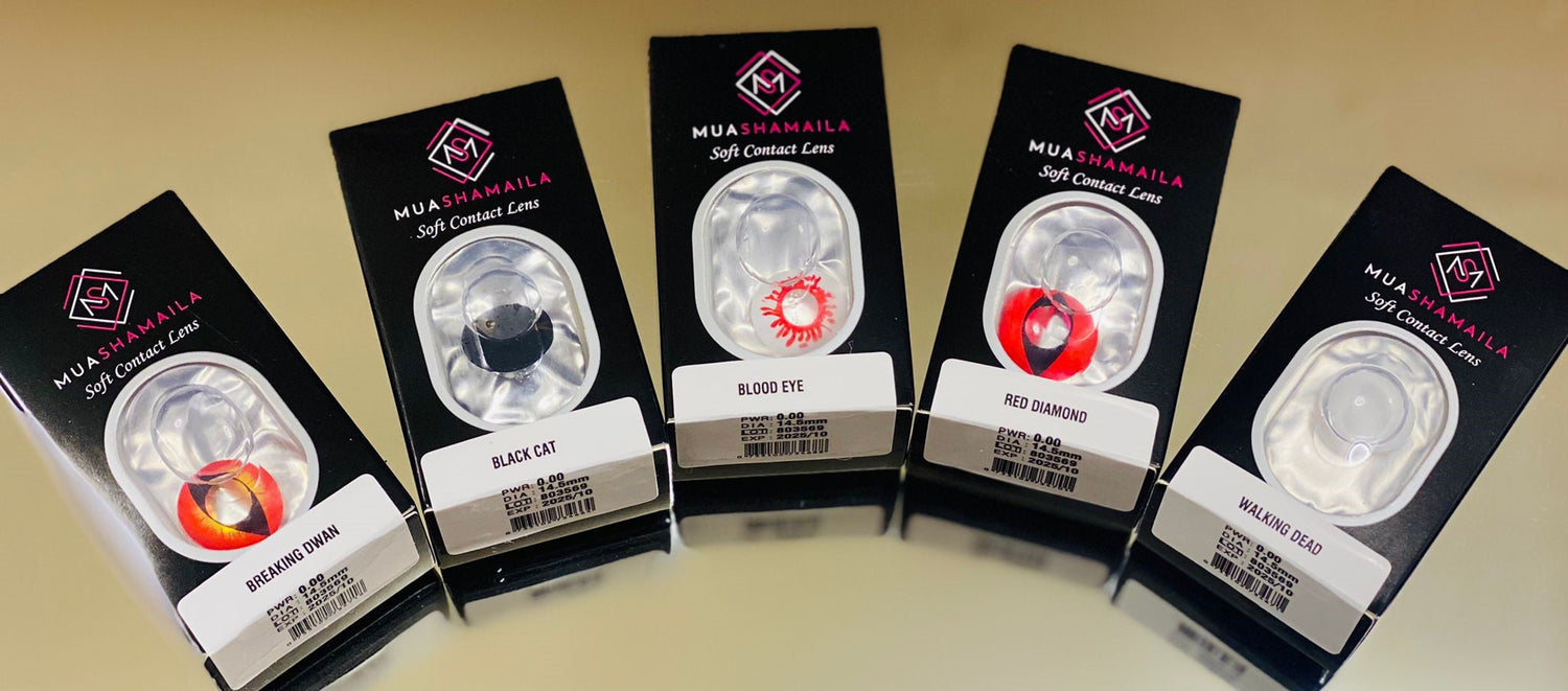 Red Diamond Cosmetic YEARLY Colored Contact Lenses - MuaShamaila