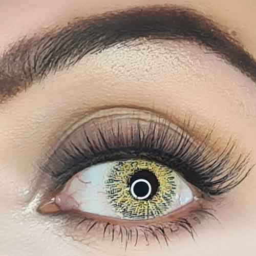 Hazel In Cosmetic YEARLY Coloured Contact Lenses - MuaShamaila