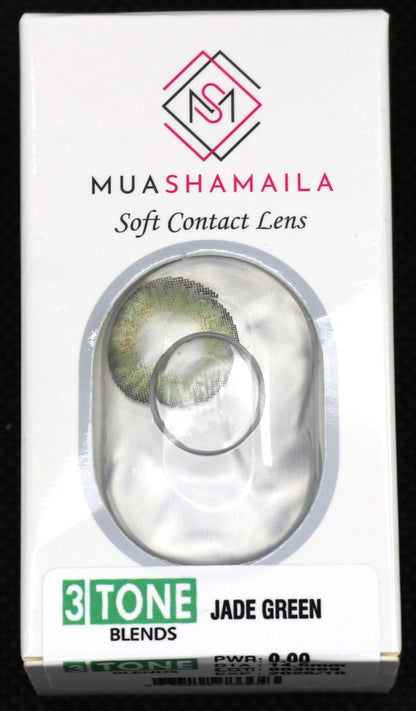 Jade Green Cosmetic YEARLY Coloured Contact Lenses - MuaShamaila