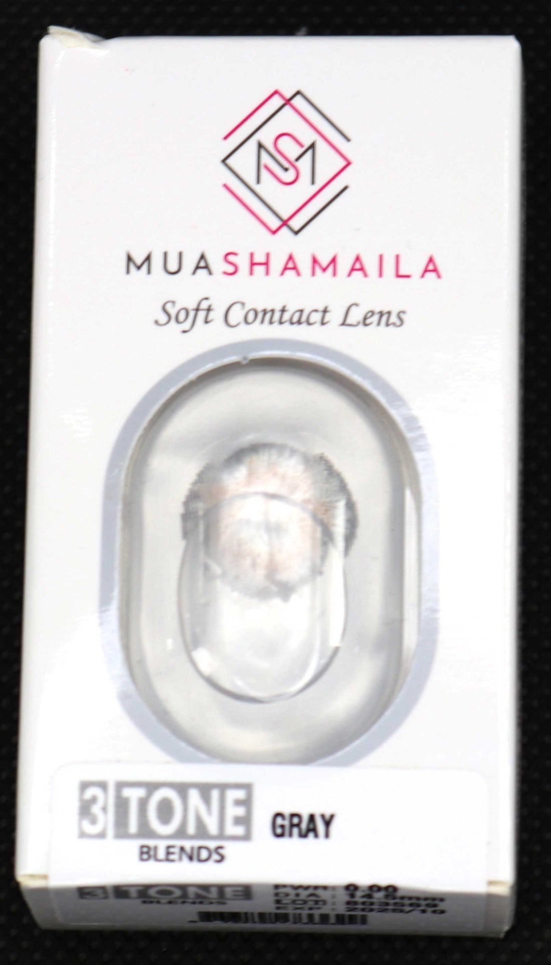 Gray Tiles Cosmetic YEARLY Coloured Contact Lenses - MuaShamaila