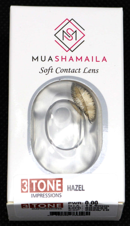 Hazel Cosmetic YEARLY Coloured Contact Lenses - MuaShamaila