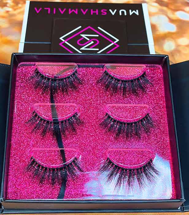 Night Out 3 Pairs Vegan Eyelashes - MuaShamaila