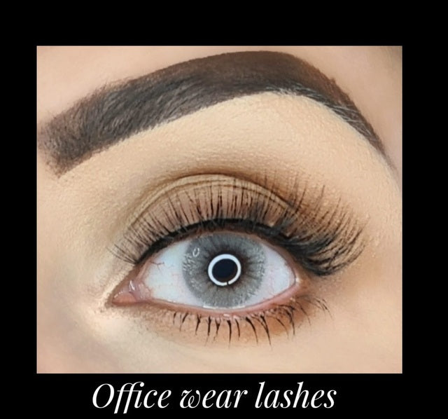 Office Wear 3 Pairs Vegan Eyelashes - MuaShamaila