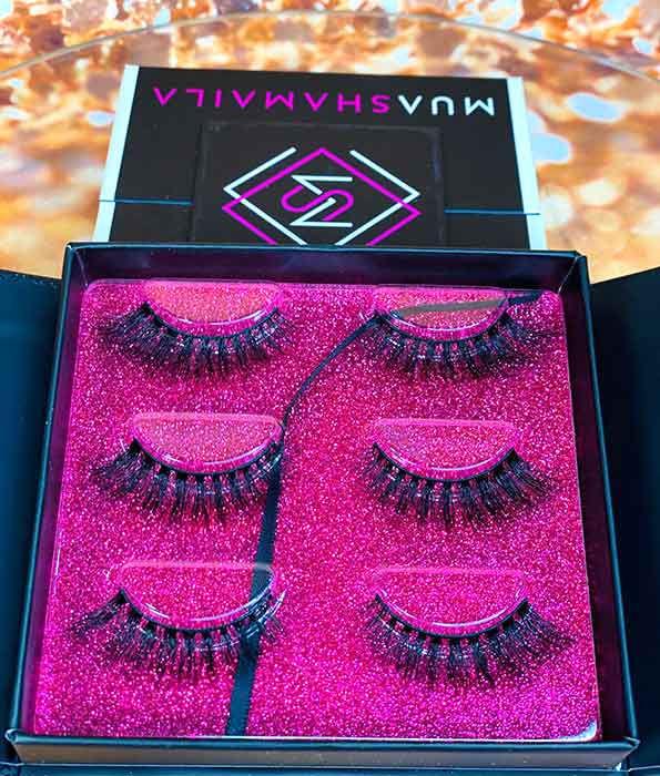 Party Wear 3 Pairs Vegan Eyelashes - MuaShamaila