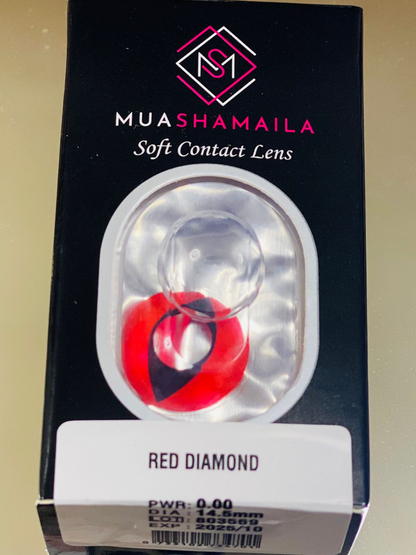 Red Diamond Cosmetic YEARLY Colored Contact Lenses - MuaShamaila