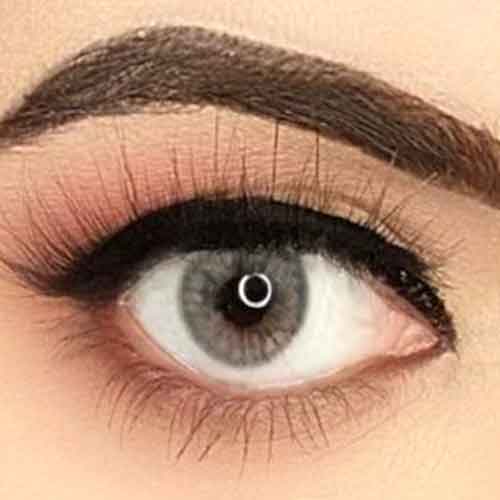 Sky Gray YEARLY Cosmetic Coloured Contact Lenses - MuaShamaila