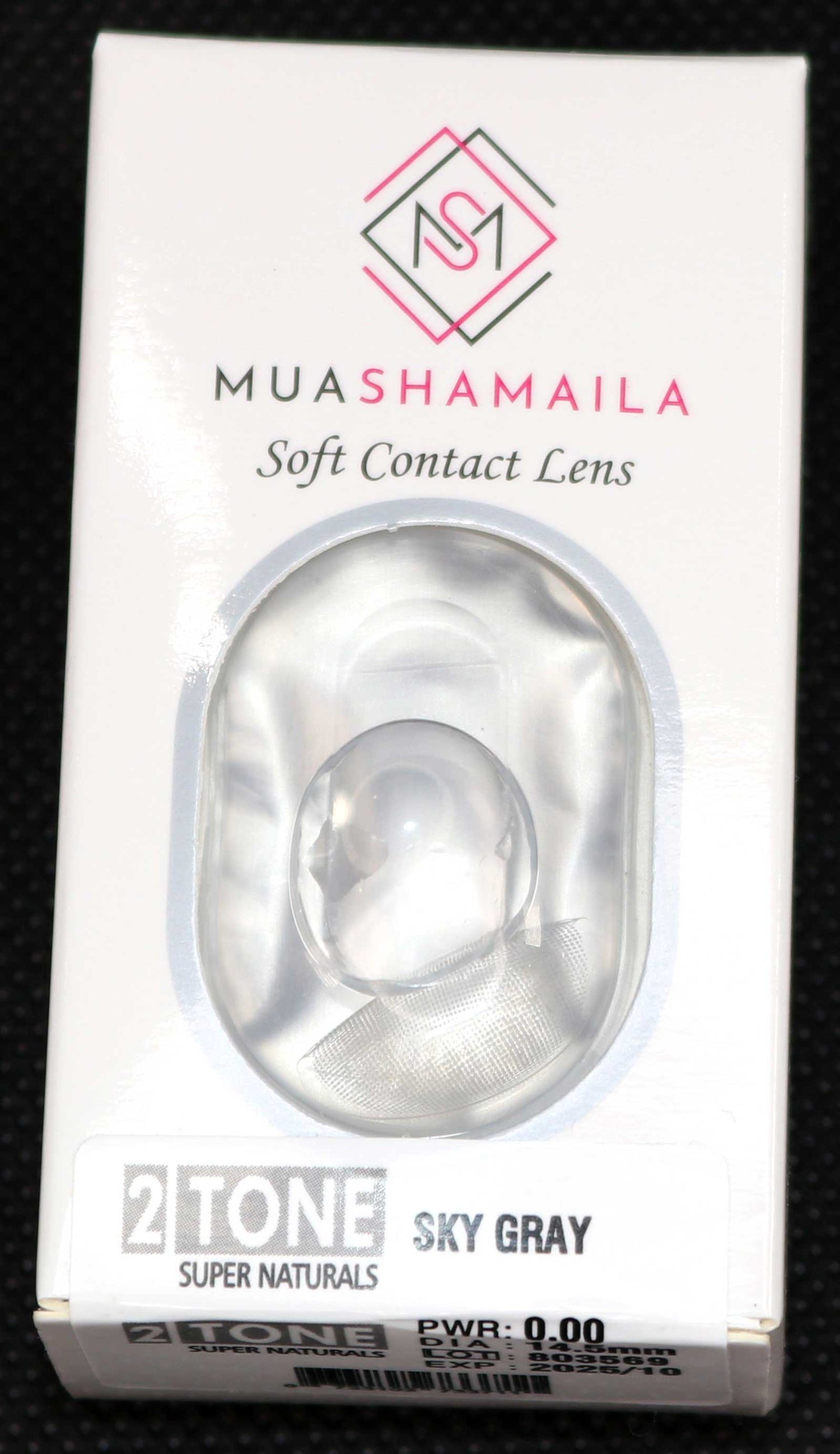 Sky Gray YEARLY Cosmetic Coloured Contact Lenses - MuaShamaila