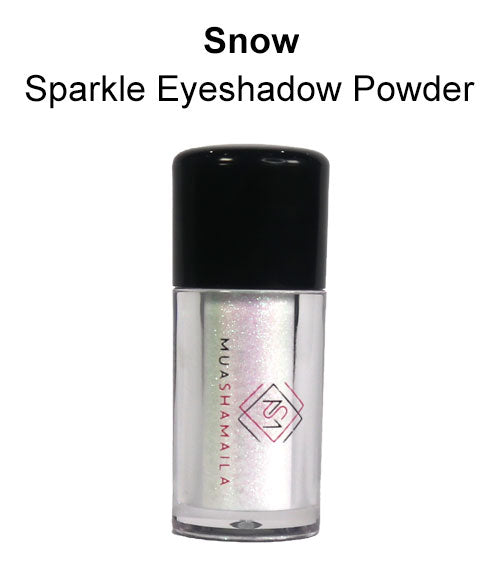 Snow Sparkle Eyeshadow Powder - MuaShamaila