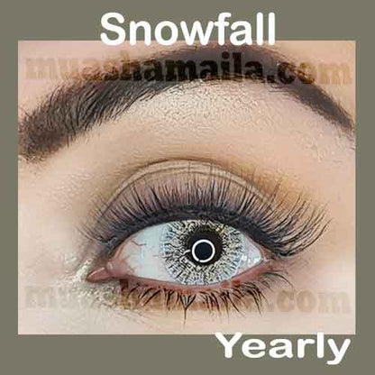 Snowfall Cosmetic YEARLY Coloured Contact Lenses - MuaShamaila