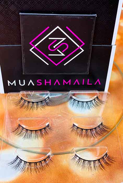 Window Shopping 3 Pairs Vegan Eyelashes - MuaShamaila